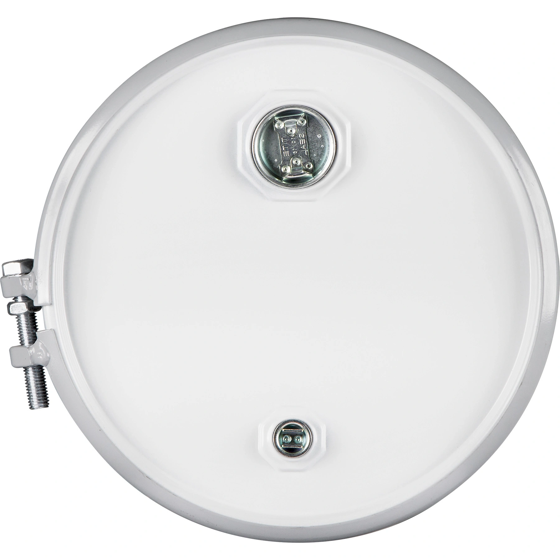10 Gallon Steel Drum, UN Rated, Cover w/Bolt Ring, 2" & 3/4" Fittings - Image 2