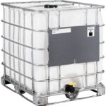 275 Gallon IBC Tote, Rebottled, UN Rated, 2" NPT Valve, Composite/Steel Pallet
