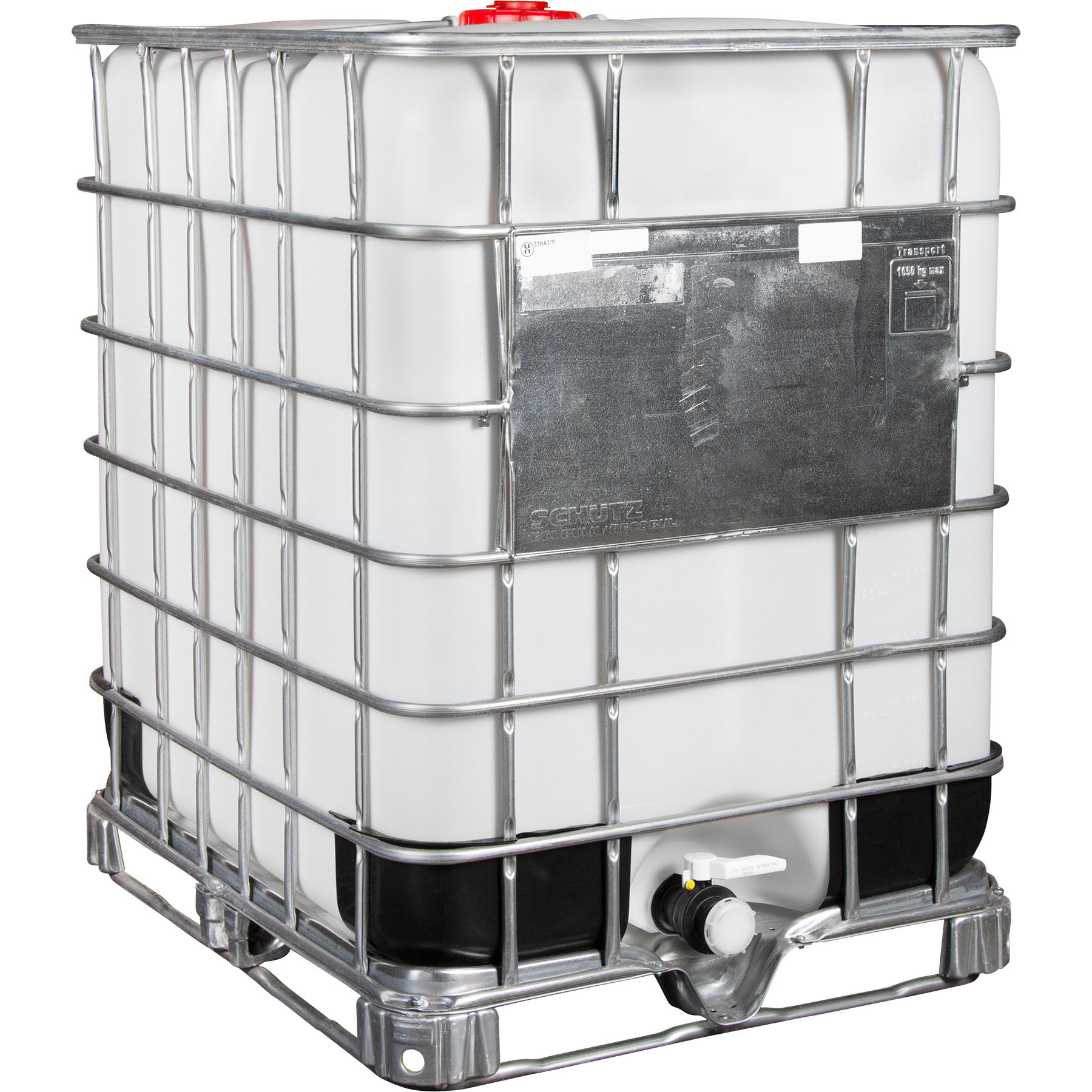 330-gallon-schuetz-ibc-tote_rebottled_un-rated_2-inch-camlock-valve_various-pallet-styles_26wc3s_1.jpg 330 Gallon IBC Tote, Rebottled, UN Rated, 2" Camlock Valve, Various Pallet Styles - Image 1