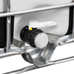 330 Gallon IBC Tote, Rebottled, UN Rated, 2" Camlock Valve, Various Pallet Styles - Image 3