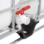 330 Gallon IBC Tote, New, UN Rated, 2" Camlock Valve, Composite Pallet - Image 4
