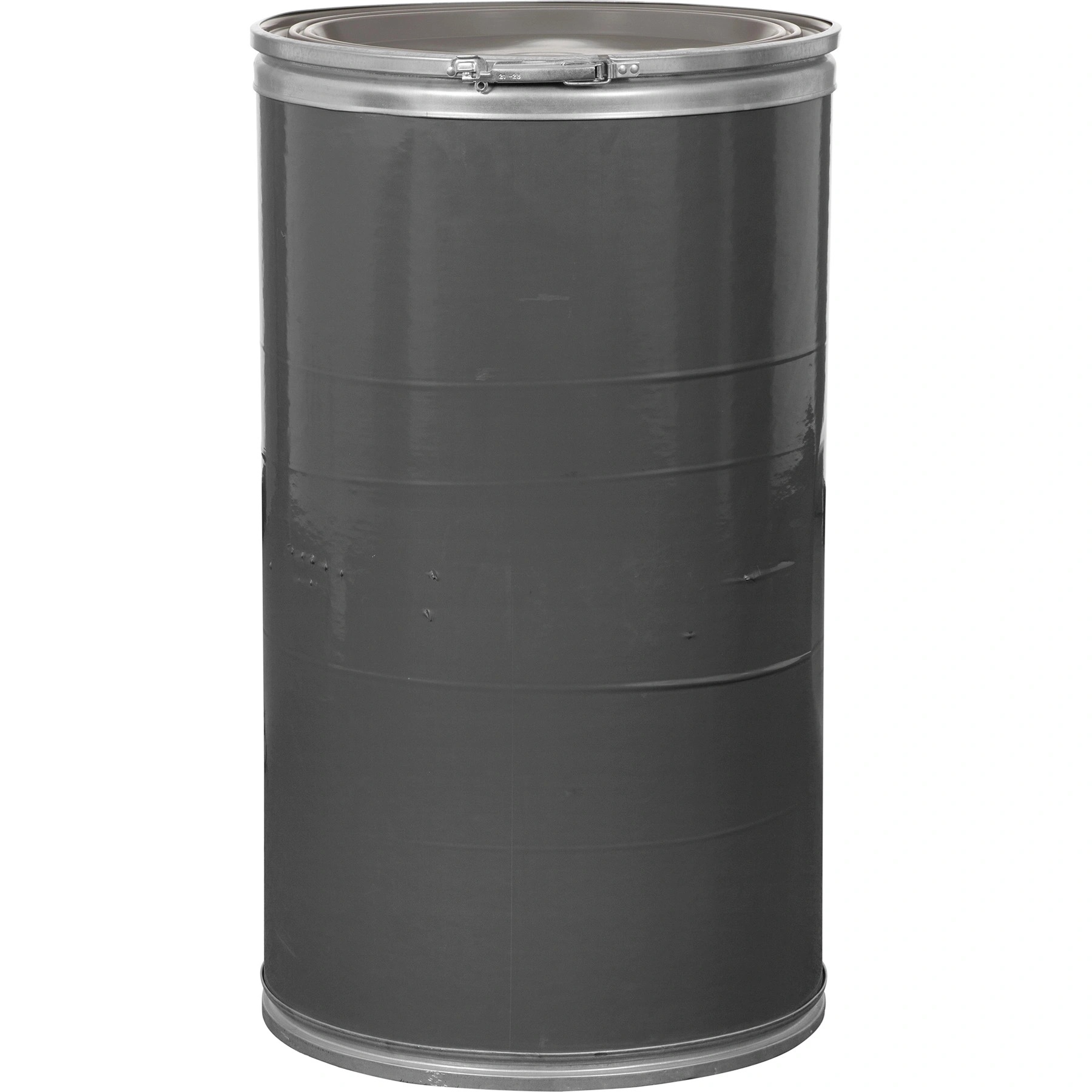 51.jpg 55 Gallon Fiber Drum, Reconditioned, Mixed Colors w/Various Covers - Image 1