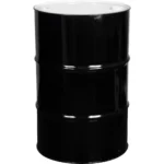 55 Gallon Tight Head Steel Drum, UN Rated, 2" & 3/4" Nylon Fittings, Unlined