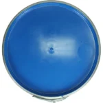 55 Gallon Blue Plastic Drum, Taper Sided, UN Rated, Cover w/Metal Lever Lock - Image 2
