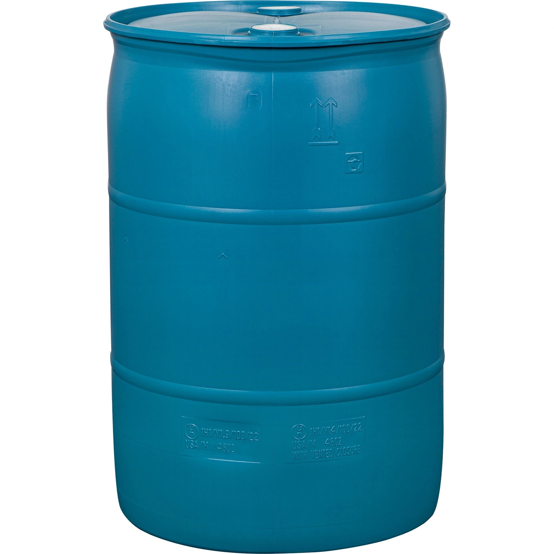 55gal-blue-tight-head-plastic-drum_un-rated_2in-nps-and-2in-buttress-fittings_56w55d_1.webp 55 Gallon Blue Tight Head Plastic Drum, UN Rated, 2" NPS & 2" Buttress Fittings - Image 1