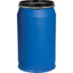 55 Gallon Plastic Drum, Reconditioned, Various Styles, Mixed Colors & Covers
