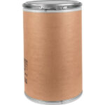 20 Gallon Fiber Drum, UN Rated, Steel Cover w/ Lever Lock Ring
