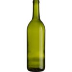 375 ml Antique Green Bellissima Ice Wine Bottles, Bar Top Cork