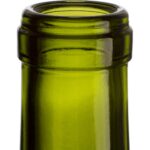 375 ml Antique Green Bellissima Ice Wine Bottles, Bar Top Cork - Image 4