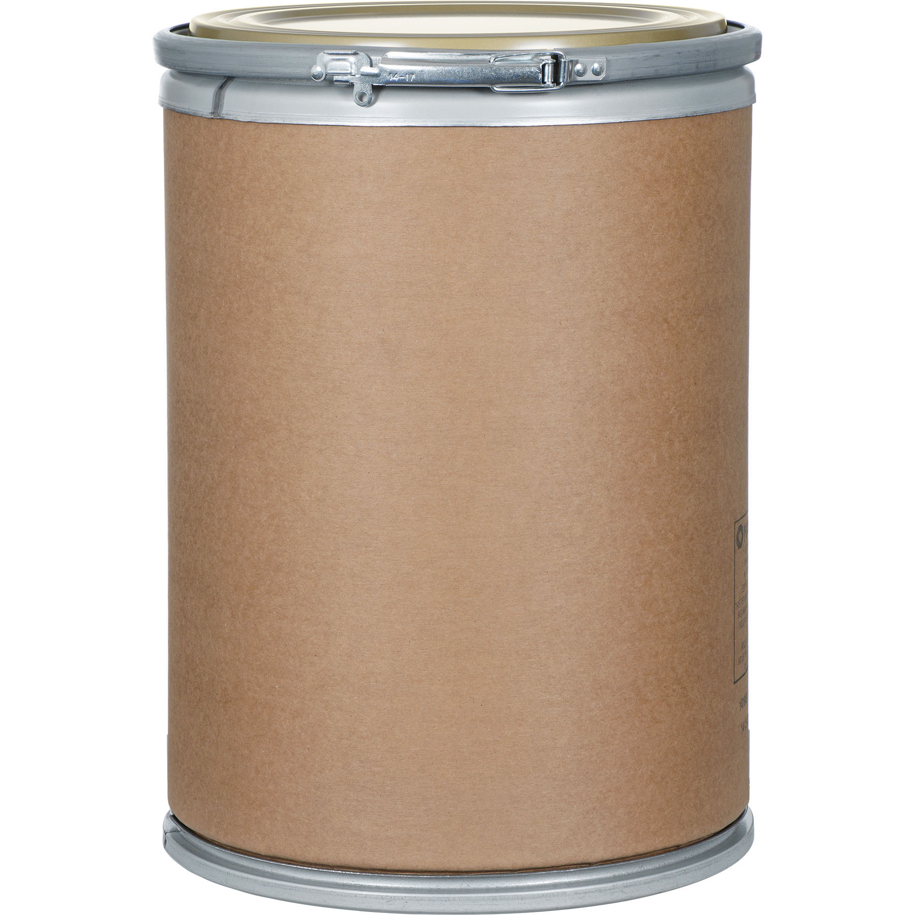 G1.jpg 13 Gallon Fiber Drum, Steel Cover w/Lever Lock Ring - Image 1