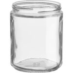 8 oz. Straight Sided Glass Jar, 70mm 70-400, 24/cs